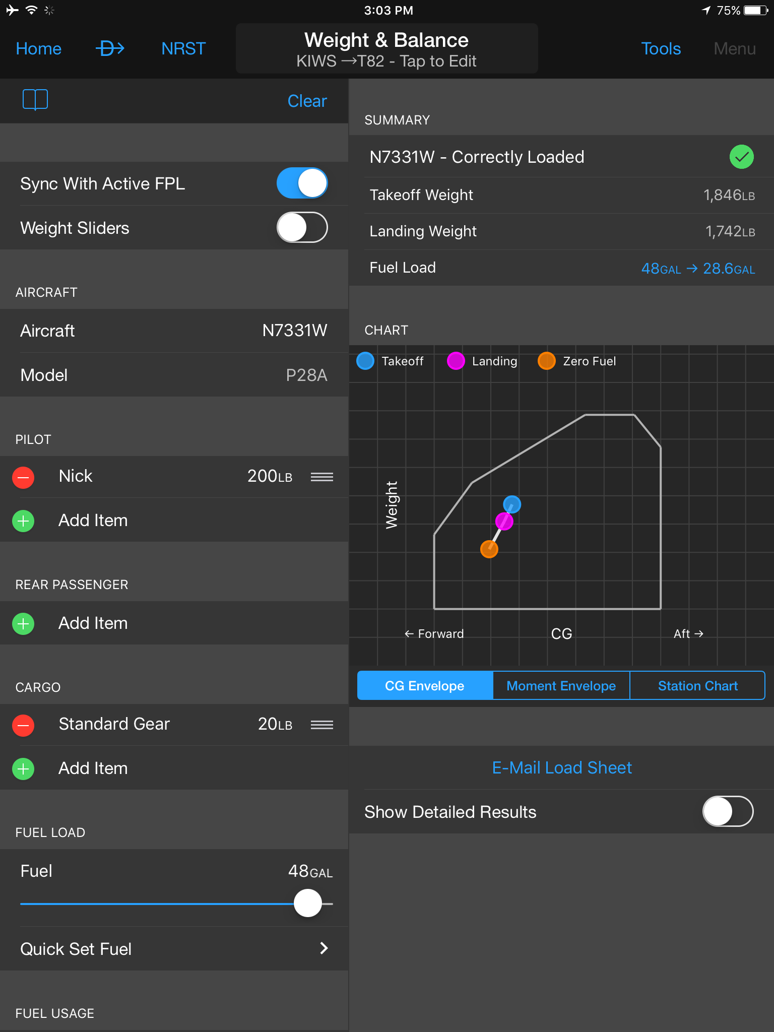 Garmin Pilot 8.5: Now with Checklists, Weight & Balance – Takeoff Junkie